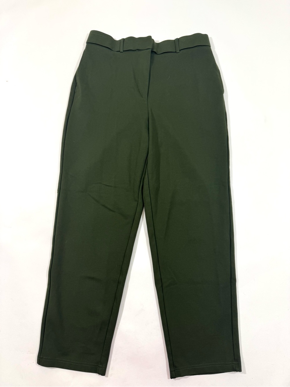 OGL Ponte Knit Casual Pants Green